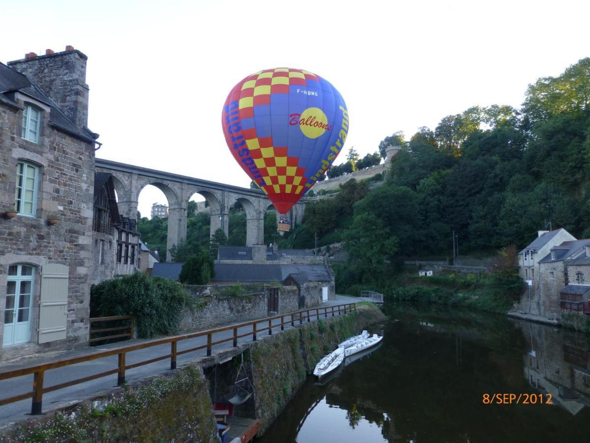 Le Logis De La Cour De Bretagne Au Port De Dinan Lanvallay Exterior foto
